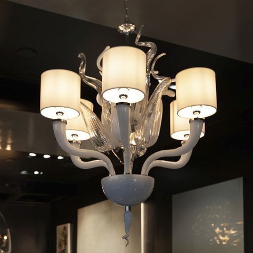 Kronleuchter / venezianischer Stil - Tentacoli - Murano Lux - Muranoglas / geblasenes Glas / 6 Glühbirnen