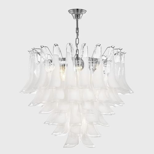 Moderner Kronleuchter - Tulip - Murano Lux - Muranoglas / 7 Glühbirnen / Kandelaber