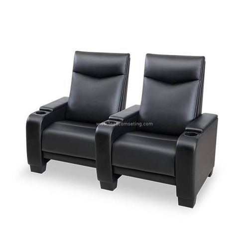 Schaumstoff-Kinosessel - VALERIO LS-829E - Leadcom Seating - für Theater / rot / schwarz