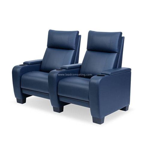 Schaumstoff-Kinosessel - VALERIO LS-829B - Leadcom Seating - blau / mit Kissen