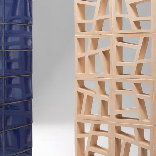 Keramik-Schirmwand - TRENCADÍS  - CERAMICA FERRES - für Außenbereich / für den Innenraum