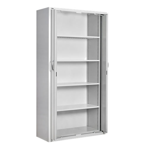 Hoher Aktenschrank - KING - Sara - Laminat / Metall / mit Flügeltür