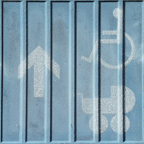 Terrazzopflaster - MOSAICS PLANAS - für Außenbereich / mit Blindenleitsystem / für öffentliche Bereiche