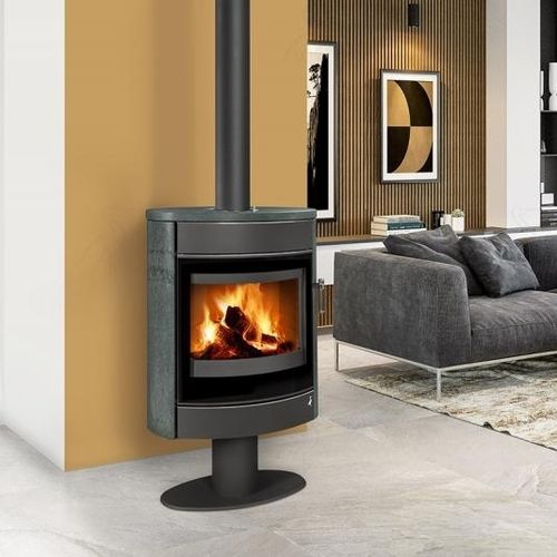 Holz-Kaminofen - SINEOS F SE - Storch Kamine GmbH - 0 - 5 kW / 5 kW...10 kW / auf Füßen