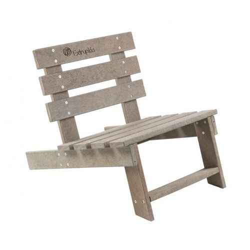 Moderner Kaminsessel - Extruplas - Recyclingkunststoff / Recyclingkunststoff / mit integriertem Tisch