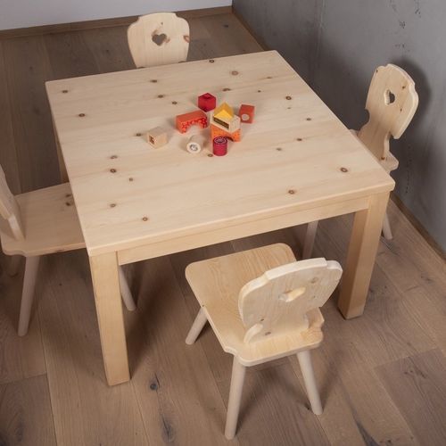Kindertisch - 1039 - Thöni Josef GmbH - modern / Kiefer / Gestell aus Kiefer