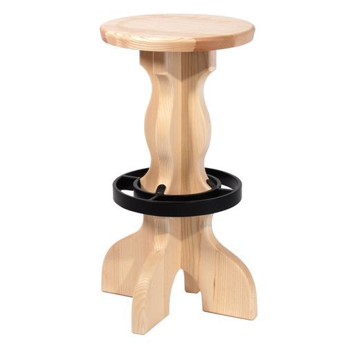 Moderner Barhocker - 8151 - Thöni Josef GmbH - Eiche / Buche / Esche