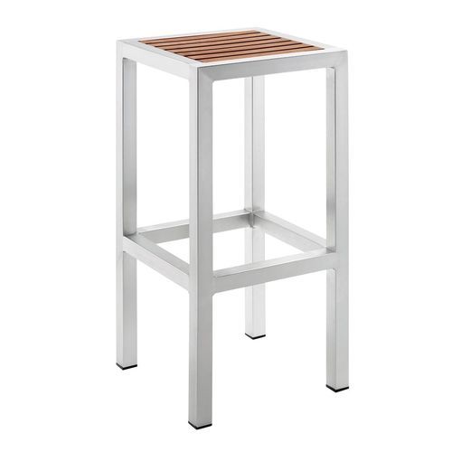 Moderner Barhocker - BAVARIA  - Thöni Josef GmbH - Aluminium / Gestell aus Aluminium / mit 4 Beinen