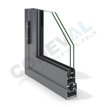 Aluminiumfenster - P-47 - Codeval - faltbar / mit Doppelverglasung / wärmeisoliert