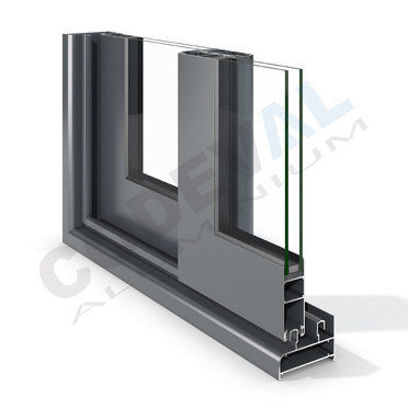 Aluminiumfenster - PERIMETRAL 70 - Codeval - Schiebe / Hebe-Schiebe / mit Doppelverglasung