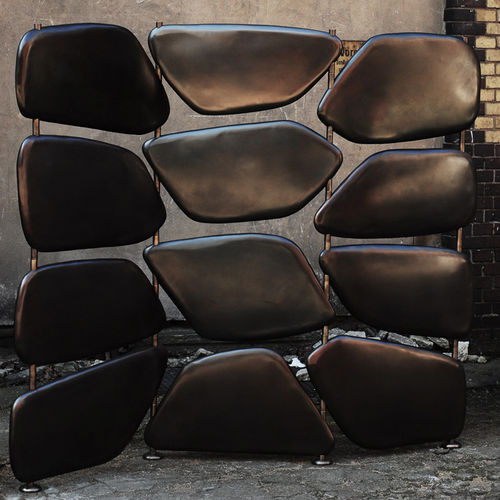 Paravent / originelles Design - BELIX - Atelier Stefan Leo - Bronze / schwarz