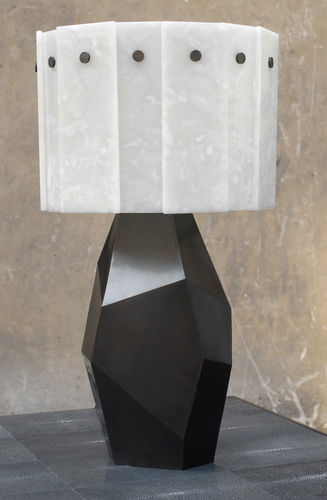 Tischlampe - MELANCHOLIA - Atelier Stefan Leo - Bronze / Onyx / modern