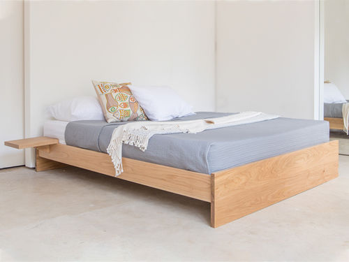 Doppelbett - ENKEL  - Get Laid Beds - modern / mit Nachttisch / Massivholz