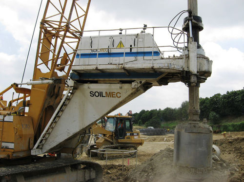 Dieselbetriebenes Bohrgerät - RT3-ST  - SOILMEC S.P.A. - Imloch / für Baustellen / Pfahl