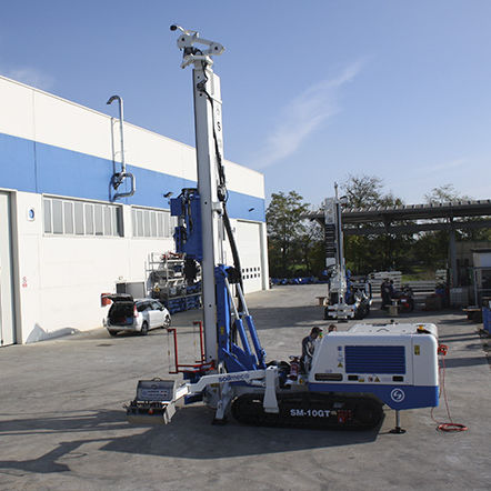 Dieselbetriebenes Bohrgerät - SM-10GT  - SOILMEC S.P.A. - für Baustellen / auf Raupen / Geothermie