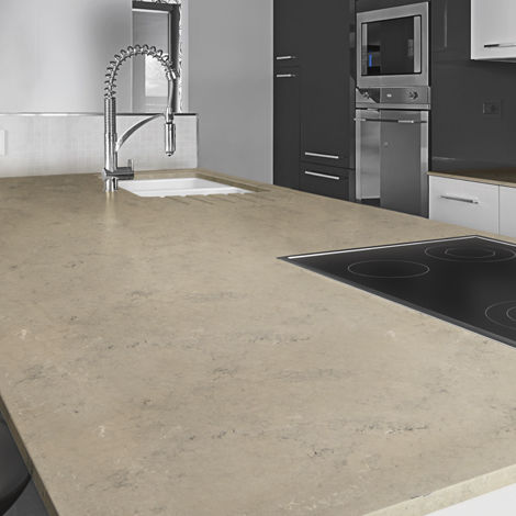 Mineralwerkstoff-Arbeitsplatte - DESERT ROCK - Minerva Work Surfaces - für Küche
