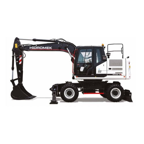 Radbagger - HMK 140 W - HIDROMEK - für Baustelle