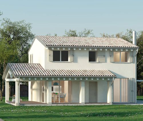 Fertigbauhaus - NANCY T3+3 - Bio house - umweltfreundlich / erdbebensicher / Modul