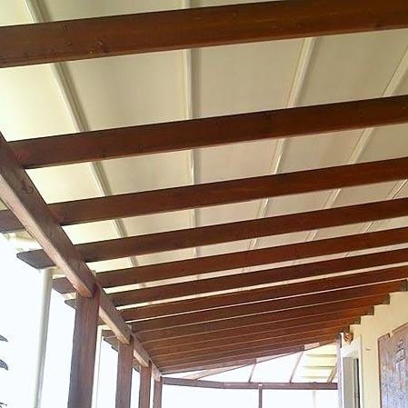 Angebaute Pergola - AT KASTELA - Atrio Glass Doors - Holz / Metall / maßgefertigt