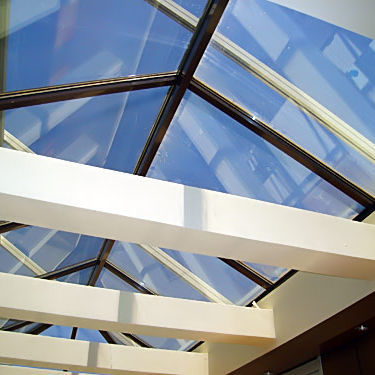 Oberlicht für Dach - PYRAMIDS - Atrio Glass Doors - Glas / Polycarbonat / Aluminium