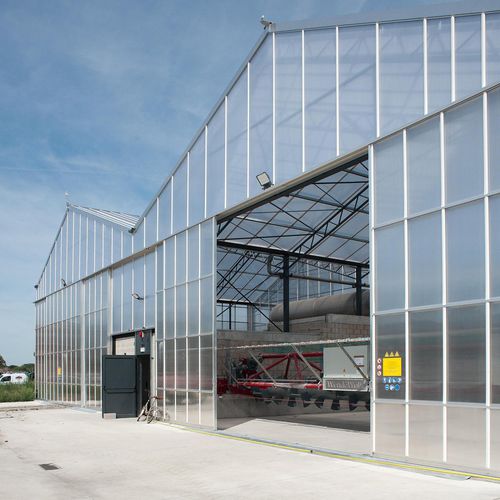 Gewächshaus für Gewerbegebrauch - DEFORCHE - für Hobbygärten / einkuppelig / Venlo