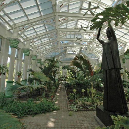 Gewächshaus für Gewerbegebrauch - DEFORCHE - botanisch / einkuppelig / Glas