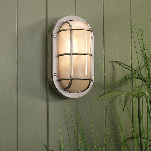 Klassische Wandleuchte - LIGHTHOUSE - David Hunt Lighting - für Außenbereich / Messing / oval