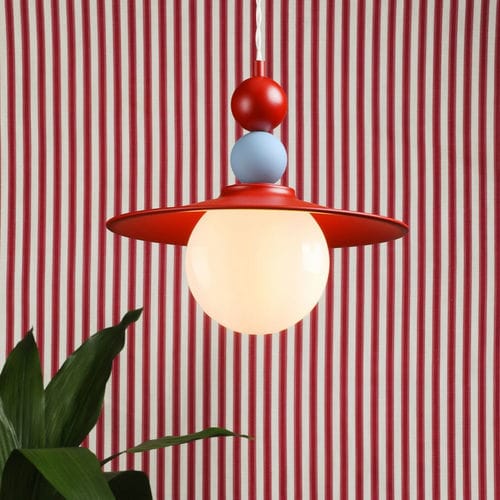 Hängelampe - NEO - David Hunt Lighting - Opalglas / modern / mit Kabel