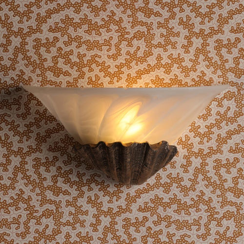 Moderne Wandleuchte - AUGER  - David Hunt Lighting - für den Innenraum / Bronze / Glas