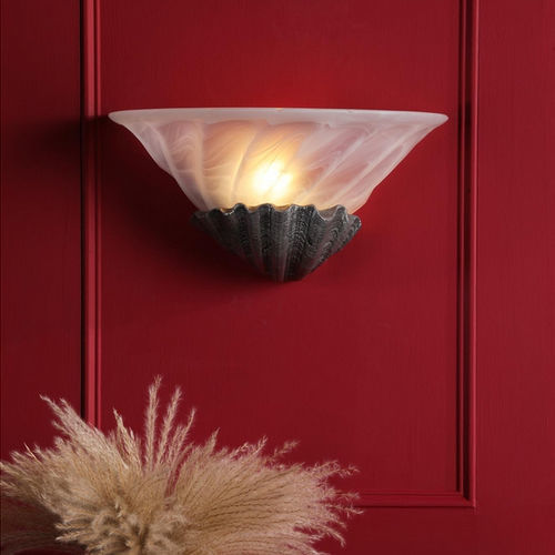 Moderne Wandleuchte - AUGER  - David Hunt Lighting - für den Innenraum / Bronze / Glas