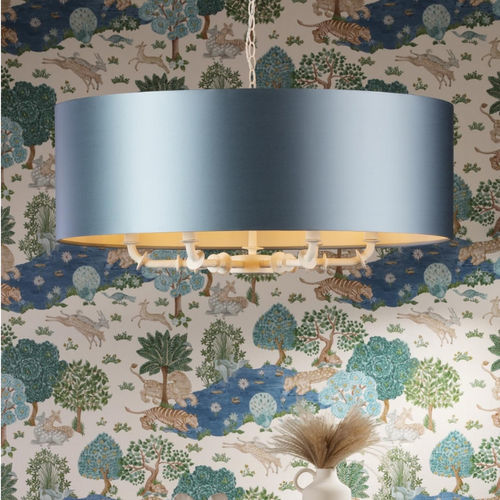Hängelampe - ICARUS  - David Hunt Lighting - Stoff / modern / mit Kabel