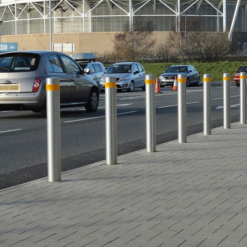 Sicherheits-Sperrpfosten - CARSTOPPER 30 - Tymetal Corp - abnehmbar / Stahl / Edelstahl