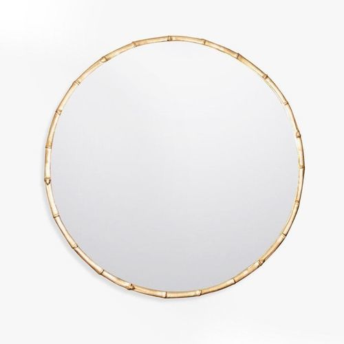 Wandmontierter Spiegel - BAMBOO - Aura London - modern / rund / Bambus
