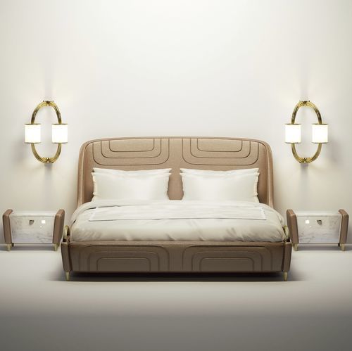 Doppelbett - Tuscany - Fertini Casa - modern / Polster / Kopfteil