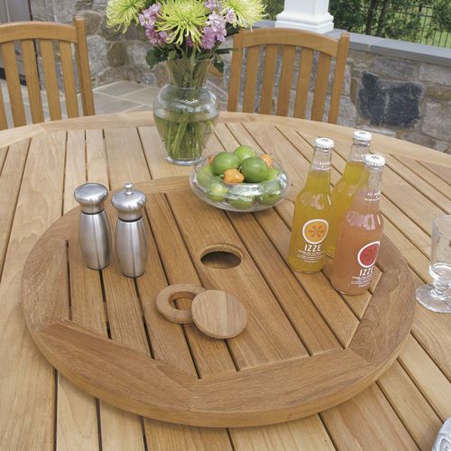 Holztischplatte - LAZY SUSAN : 1020 - COUNTRY CASUAL TEAK
