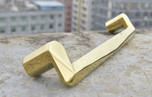 Stoßgriff für Schiebetür - BH464 - HOPO Inc - Edelstahl / modern / Goldoptik