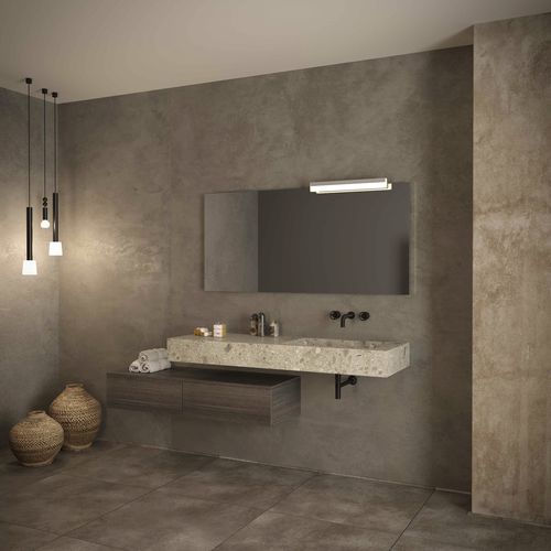 Wandmontierter Waschtisch-Unterschrank - TOP COMP 03 - NOVEL BATHROOM FURNITURE - Eiche / lackiertes Holz / Massivholz