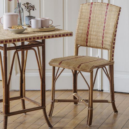 Moderner Esszimmerstuhl - BAGATELLE - KOK Maison - für den Innenraum / Rattan / Gestell aus Rattan