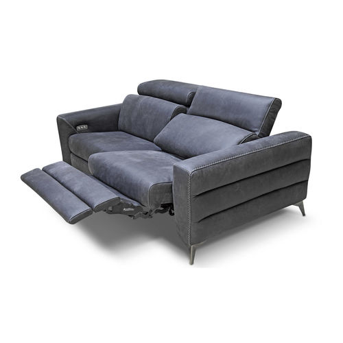 Modernes Sofa - ERMES - Rossini - Leder / schrägstellbar / mit Kopfstütze