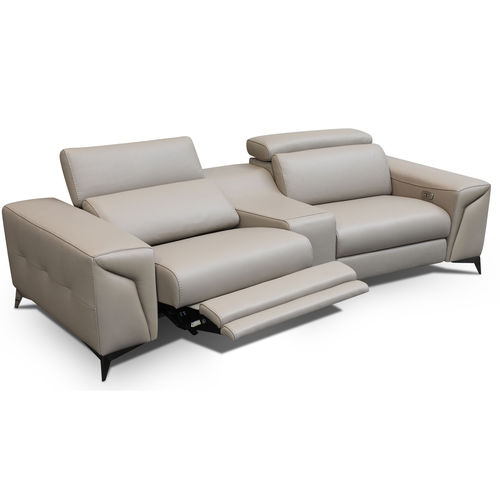 Modernes Sofa - MARA - Rossini - Leder / schrägstellbar / mit Kopfstütze