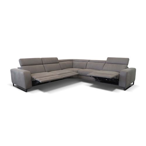 Ecksofa - LORY - Rossini - modern / Stoff / Leder