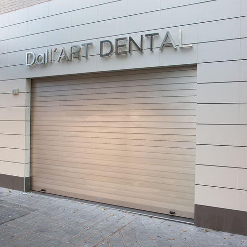Rollladen - MAXISEGUR-100 - Persax - Aluminium / Tür / für Fassade