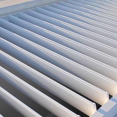 Aluminium-Sonnenschutzlamelle - COSTABLANCA 150 - Persax - für Fassaden / horizontal / schwenkbar