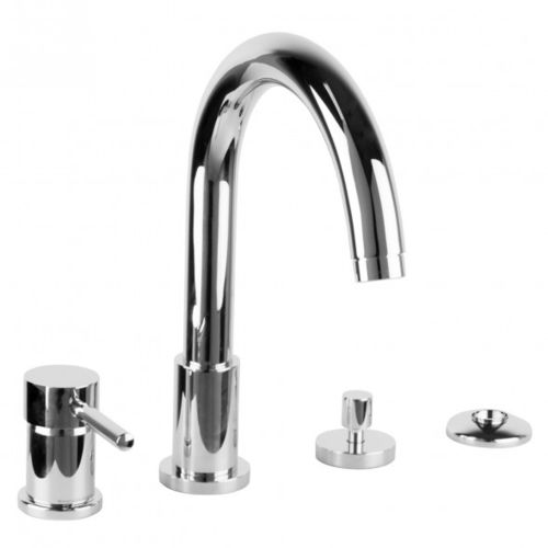 Einhebelmischer für Dusche - BDM-MLI-452 - BAGNODESIGN - für Badewanne / Aufsatz / aus verchromtem Metall