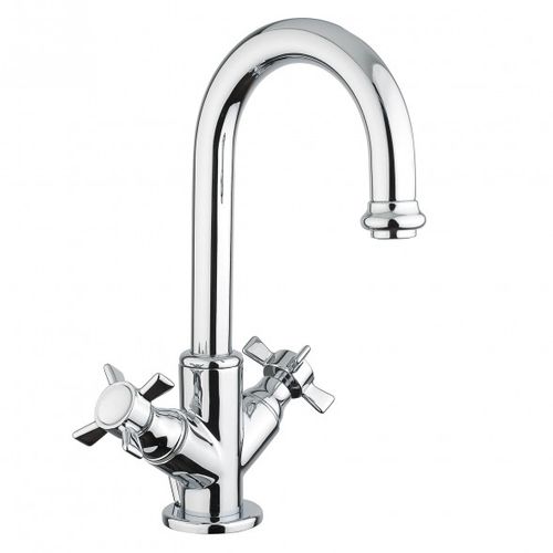 Zweigriffmischer für Waschtisch - BDM-BIA-301 - BAGNODESIGN - Aufsatz / Nickel / Gold