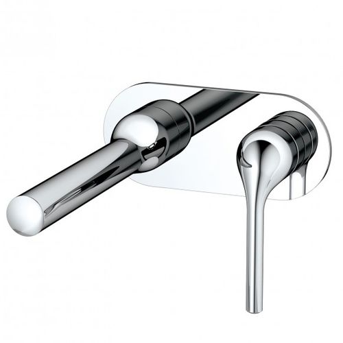 Einhebelmischer für Waschtisch - BDM-KOY-305 - BAGNODESIGN - wandmontiert / aus verchromtem Metall / für Badezimmer