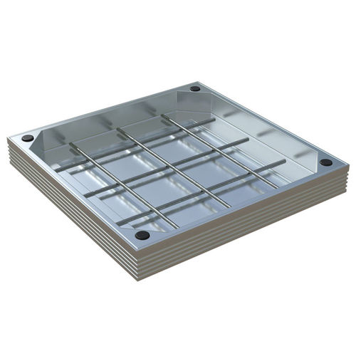 Aluminium-Schachtdeckel - invisible - Moonbay Industrial Co., Ltd. - quadratisch / maßgefertigt
