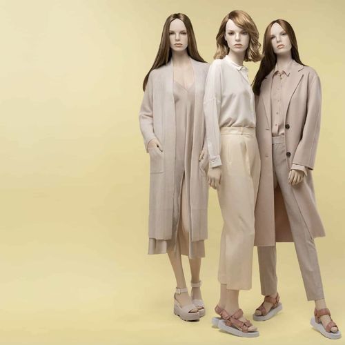 Frau-Schaufensterpuppe - VANITY - GENESIS MANNEQUINS - realistisch / Harz / sitzend