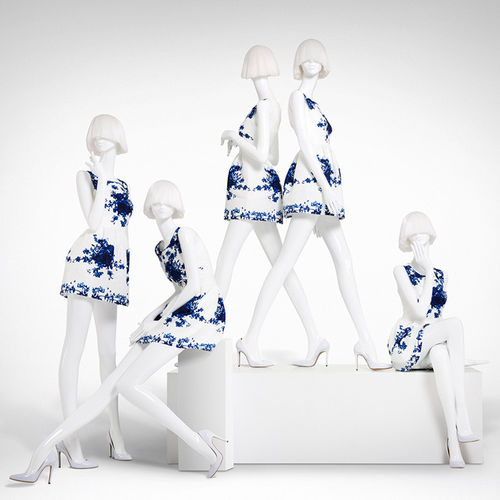 Frau-Schaufensterpuppe - CELEBRATE LIFE - HANS BOODT MANNEQUINS - Mode / Harz / sitzend