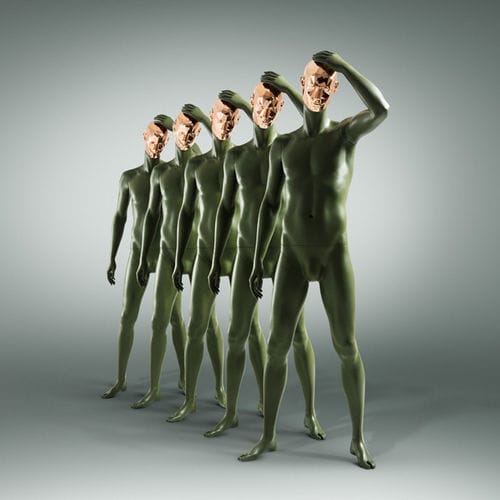 Mann-Schaufensterpuppe - BLEND FACET - HANS BOODT MANNEQUINS - abstrakt / Harz